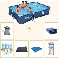 Bestway Steel Pro Rechteckig - 300x201x66 cm - 7-teilig S22252