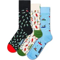 Happy socks 3er Pack Unisex Socken - Geschenkbox, gemischte Farben