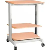 Twinco TWIN CLICK MOBIL Printerstand 2 Bøg/grå 600x500x670mm (1stk)
