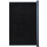 FM-Solar PV Zaun Classic vertikal Sichtschutzzaun Solarzaun Zaunfeld 1210 x 1950mm Erweiterung