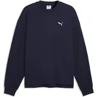 Puma Herren Freizeit / Mode Sommer GJ Sweatshirts Sweatshirts lg.Arm He/Uni ESS ELEVATED Relaxed Material Crew