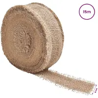 vidaXL Juterolle 5 x 1500 cm Natur
