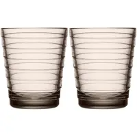 Iittala Wasserglas Aino Aalto Leinen 220 ml (2er-Set)