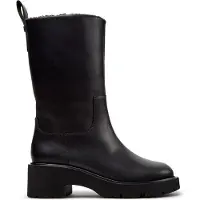 Camper für Damen. K400843-001 Hohe Stiefel aus Leder Milah schwarz (38), 3 bis 5 cm, Keine, Lässig