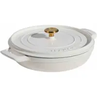 Tramontina Schmorpfanne mit Deckel Beige 26 cm
