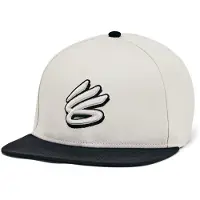 Under Armour - "Curry" Snapback Mütze für Herren, Flacher Schirm, Baumwolle (Weiß)