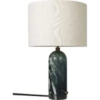 Gubi Tischlampe Gravity Large, dimmbar, grün, für Wohn- / Esszimmer, Stein, Design, Tischlampe