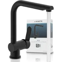 Schutte 79860U RIO Spültischarmatur, Schwarz matt