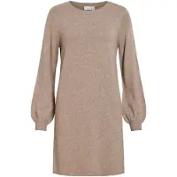Vila Ril Langärmliges Kurzes Kleid