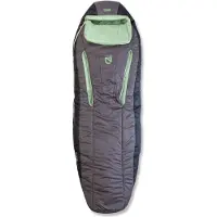 Nemo - 2-Jahreszeiten-Schlafsack &ndash; Damen / Frauen &ndash; Forte Endless Promise 35 - Forte Womens 35 Plum Gray/Celadon Green - Größe Regular -