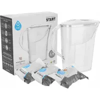 Dafi Wasserfilterkrug Start 2,4 l + 3x Filtereinsatz Classic 5KU-HNPIG 2,4 L