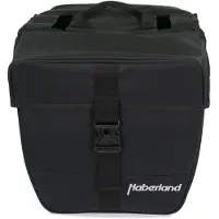 Haberland Doppeltasche 25l Einsteiger schwarz - praktische Gepäckträgertasche....