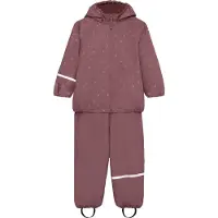 CeLaVi Regenbekleidung m. Fleece - Rose Brown - - 80 - Regenkleidung