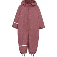 CeLaVi Regenanzug m. Fleece - Rose Brown - - 110 - Regenanzüge