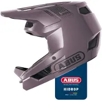 ABUS Downhill Helm HiDrop – ASTM-er Fullface Helm mit ABS-Außenschale für MTB: Downhill, Enduro und Bikepark – für Erwachsene und Jugendliche – Lila, Größe S