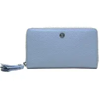 Esquire Geldbörse Virginia Zip Around Wallet Light Blue hellblau