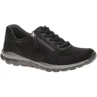 Gabor RollingSoft Damenschuhe - sportliche Schnür- Halbschuhe blau Freizeit