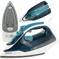 Tefal Fv2839 2400 W Dampfbügeleisen Express Steam Keramiksohle Starker Dampf