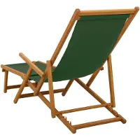 vidaXL Klappbare Sonnenliege 2 pcs 3 Position Massives Eukalyptus Holz