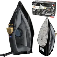 Adler Top Dampfbügeleisen 3000 W Auto-Off, Anti-Drip, Vertikal, Keramiksohle