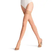 Falke Halterlose Feinstrümpfe "Matt Deluxe", Damen, Gr. 10.5-11, beige (powder (4069)), Obermaterial: 72% Polyamid PA. 28% Elasthan EL., matt, Socken Halterlose Feinstrümpfe