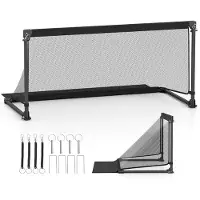 Northix Faltbares Fußballtor 120 x 57 x 60 cm, Metallrahmen, PE-Netz