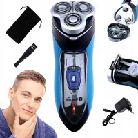 Lucznik ES-2019 Rotationsrasierer mit Trimmer, 45 Min. Akkulaufzeit