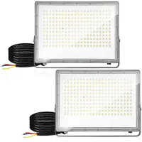 Eikuavons LED Strahler Außen 200W, IP65 LED Flutlicht Aluminium für Außenbereich & Industrie, Kaltweiß 6000K, 2er Set