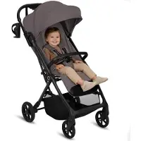 Markenlos Tansi Reisebuggy bis 22 kg, 6 Monate - 4 Jahre, Kompakt | Faltbar mit Einhand Auto Folding, GravelTech Rädern, Dri Seat, Verdeck mit UPF50+ Schutz Wasserdicht, Korb bis 3 kg
