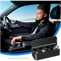 Markenlos Münzaufbewahrung für Sammler, Auto-Münzboxen | Staubdichter Koffer zur Aufbewahrung von Sammlermünzen mit Selbstklebender Unterseite und Deckel - Platzsparender Münz-Organizer