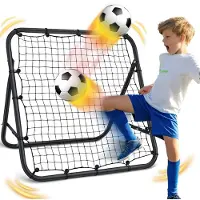 Merkloos Rebounder - Verstellbarer Winkel - Zusammenklappbar - Trainingsmaterial für Fußball