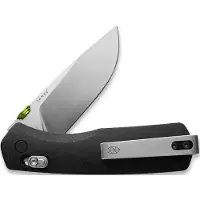 The James Brand The Carter - Black / Stainless / G10 / Straight Taschenmesser