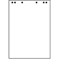 Herlitz Flipchartblock "Recycling", aus 100% Recycling-Papier, blanco, 5 Stück