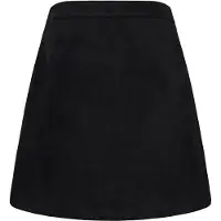 Ichi A-Linien-Rock "Damen Anzugrock IHFINO", Damen, Gr. 38, schwarz, Obermaterial: 97% Polyester PES. 3% Elasthan EL., Röcke A-Linien-Rock