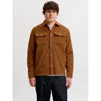 Jack & Jones Langarmhemd "JJEREGENT CORD OVERSHIRT LS SN" Baumwolle, locker geschnitten