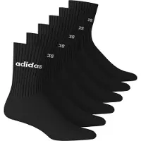 Adidas Funktionssocken "LINEAR GEPOLSTERTE CREW IM 6ER-PACK" 6 Paar tlg.
