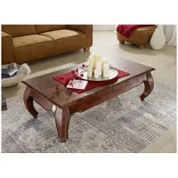 MASSIVMOEBEL24.DE Couchtisch Akazie 135x70x40 nougat lackiert OPIUM #616