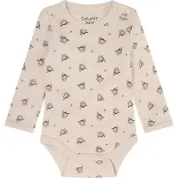 CeLaVi Body LS - AOP mocha meringue (2122) 90
