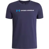 Under Armour B Logo Wordmark SS blue aegean blue (410) XS