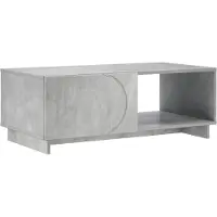 vidaXL Couchtisch Betongrau 95 x 50,5 x 35 cm Holzwerkstoff
