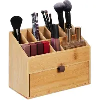 OEM Büro-Organizer aus Bambus - 1 Stück - 19 x 25,5 x 12,5 cm