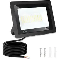 Peviasot LED Strahler Außen 30W, IP66 LED Fluter mit 3 Farbtemperaturen, 3000K/4000K/6500K, 1er Set