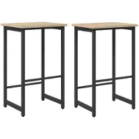 vidaXL Barhocker 2 stk. Sonoma-Eiche 40 x 32 x 74 cm Holzwerkstoff