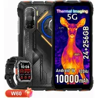 Blackview ROCK 3 Outdoor Smartphone Ohne Vertrag, 32+256GB, Android 16, 108MP, 6.78", 120Hz, 10000mAh,kabelloses Laden,Thermal Imaging, IP68/IP69K