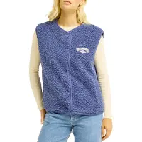 Billabong - Polaire sans manche en sherpa - Be Happy Sherpa Vest True Navy für Damen - Größe M - Navy blau
