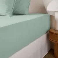 La redoute interieurs Unifarbenes Spannbettlaken Aus Gewaschener Baumwolle, Körbchengrösse 30 Cm, Annaba