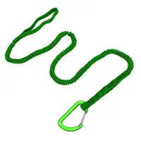 Tlily 2er-Pack Kajak-Paddel-Leine, Paddle-Board-Leine, Angel-Lanyard-Tool mit Karabiner, Kajak-Zubehör, Grün