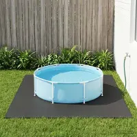 vidaXL Pool Bodenschutzmatte 40 stk. Schwarz 14,4 m² EVA-Schaum