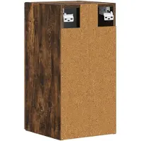vidaXL Badezimmer-Wandschrank HAARLEM Raucheiche 30 x 31 x 59 cm