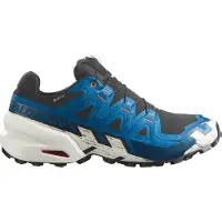 Salomon - Herren Traillaufschuhe GORE-TEX &ndash; Speedcross 6 GTX - Speedcross 6 GTX Black/Mykonos Blue für Herren - Größe 44 2/3 - Blau